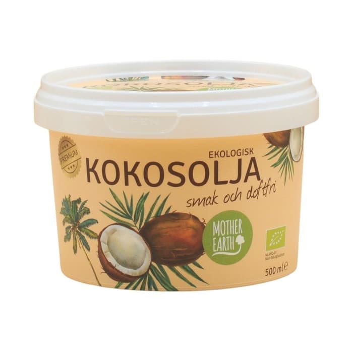 Mother Earth Kokosolja smak- och doftfri eko 500 ml