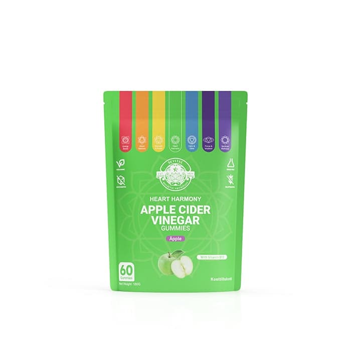 Sevital Heart Harmony Äppelcidervinäger Gummies, 60 st