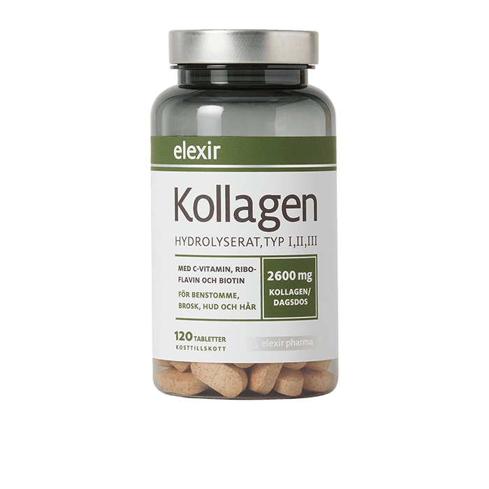 Elexir Pharma Kollagen, 120 tabletter